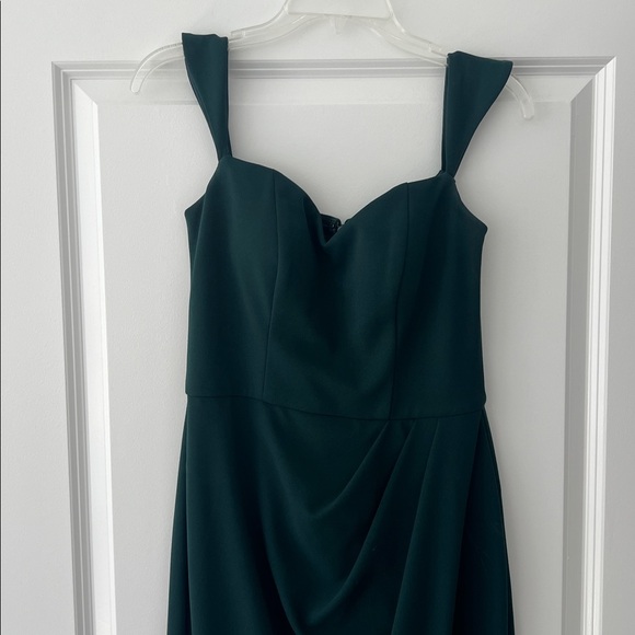 BHLDN EMERALD ROSSI CREPE MAXI DRESS - Picture 2 of 6